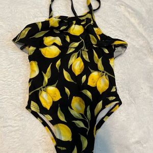 Baby Girl Lemon Swimsuit Size 12 months